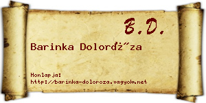 Barinka Doloróza névjegykártya